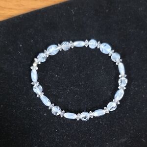 Chic Clear Crystal Beaded Bracelet